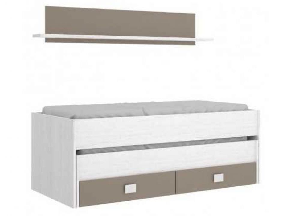 CAMA NIDO CON 2 JUGUETEROS